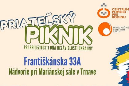 Na Priatelskom pikniku v Trnave si pripomenu Den nezavislosti Ukrajiny