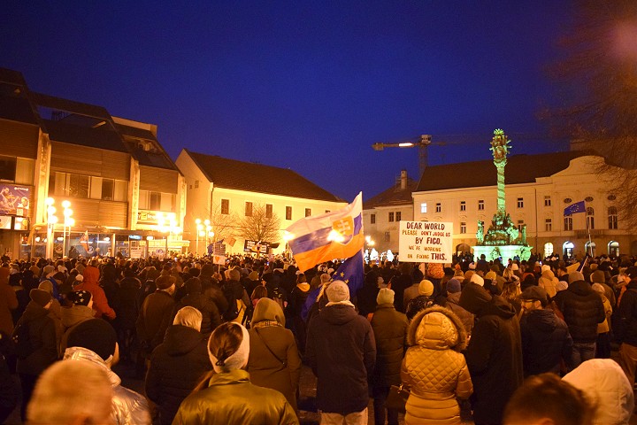 V Trnave sa po tyzdni opat protestuje dovodom je konsolidacia