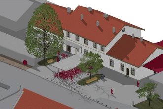 Bicykle sa daju odlozit na novom parkovisku v Leopoldove